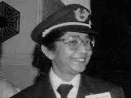 Durba Banerjee, India's first woman commercial pilot, in pilot uniform