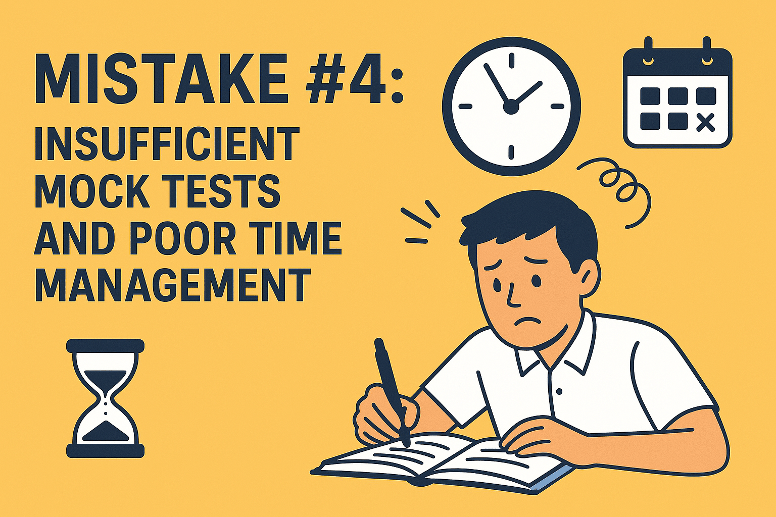 Mistake #4: Insufficient Mock Tests and Poor Time Management