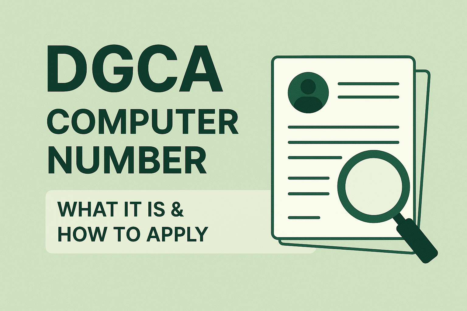 DGCA Computer Number Cover Photo